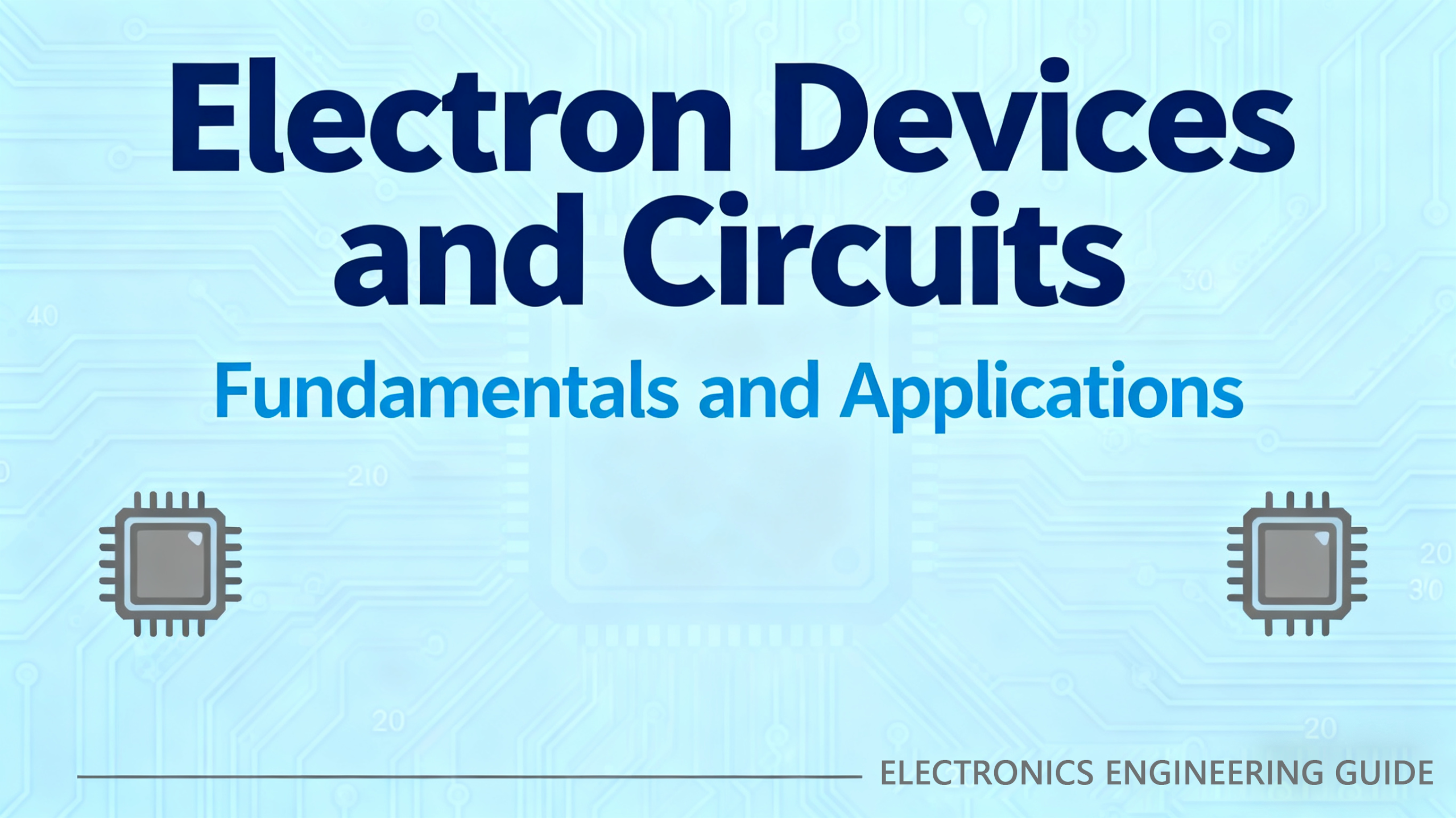 What types are electron devices and circuits？