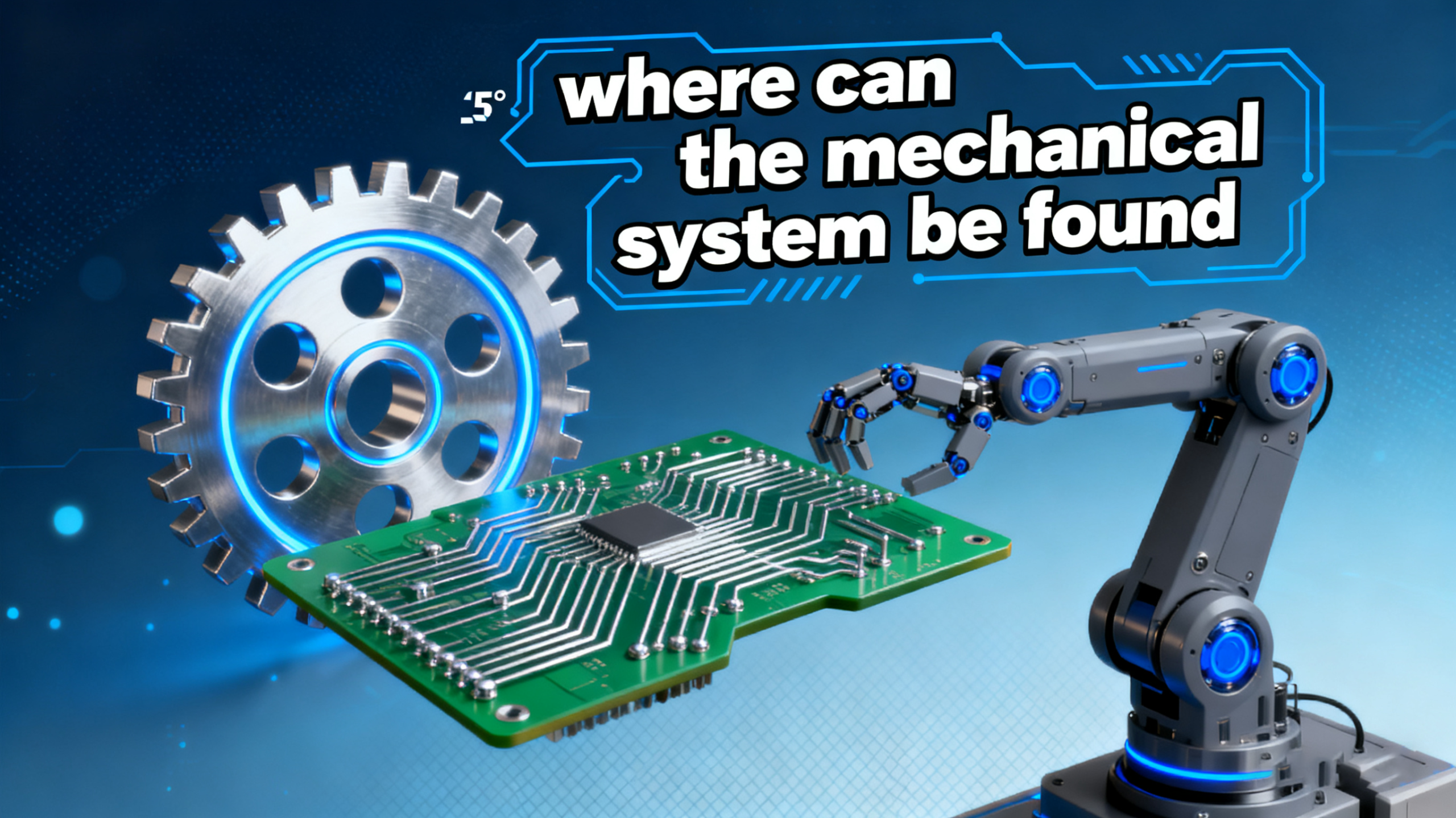 where can the mechanical system be found